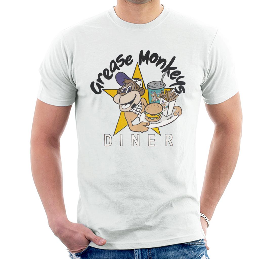 Neighbours Grease Monkeys Diner Men's T-Shirt-ALL + EVERY