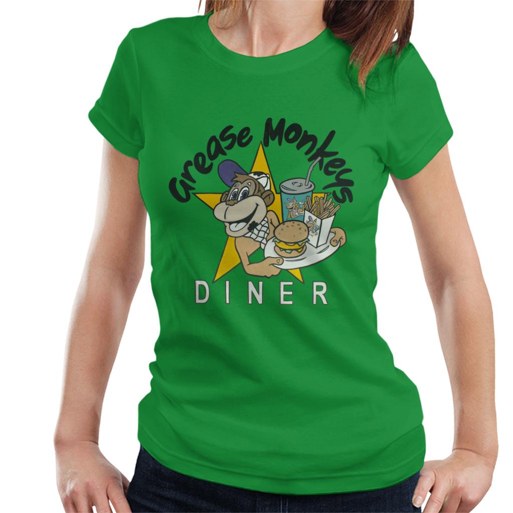 Neighbours Grease Monkeys Diner Women's T-Shirt-ALL + EVERY