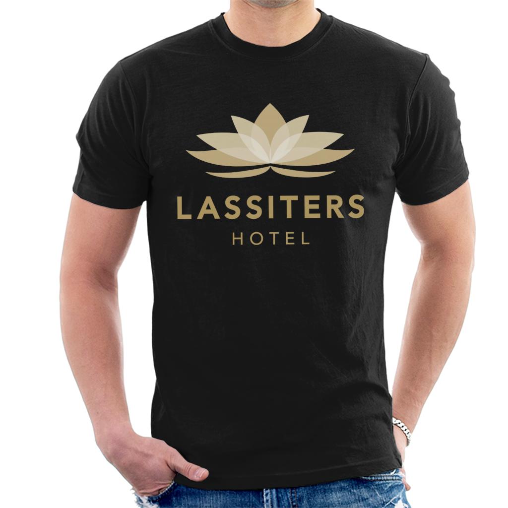 Neighbours Lassiters Hotel Logo Men's T-Shirt-ALL + EVERY