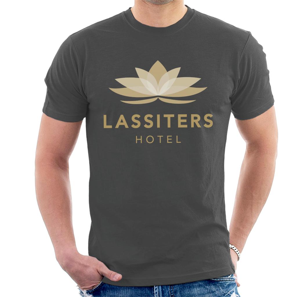 Neighbours Lassiters Hotel Logo Men's T-Shirt-ALL + EVERY