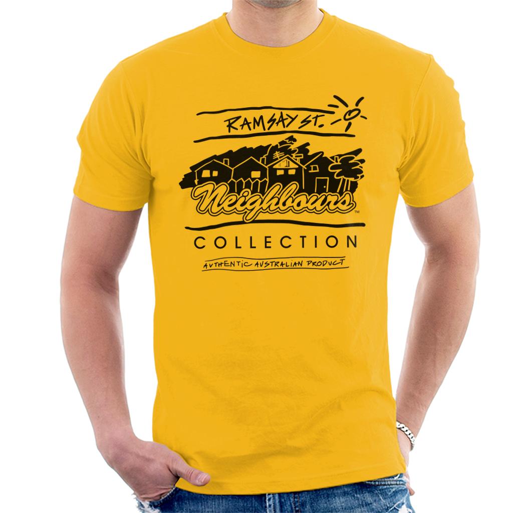 Neighbours Retro Illustration Men's T-Shirt-ALL + EVERY