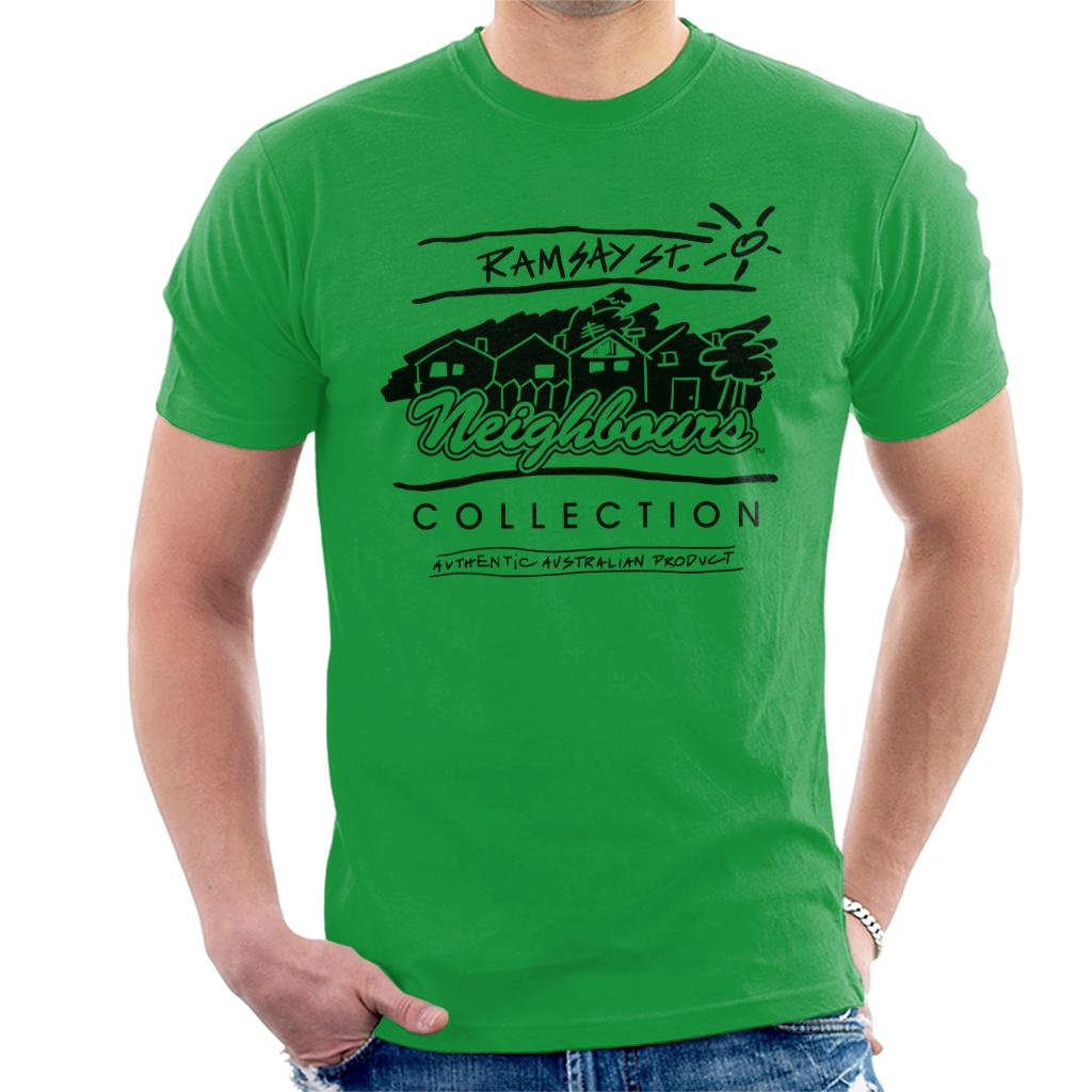 Neighbours Retro Illustration Men's T-Shirt-ALL + EVERY