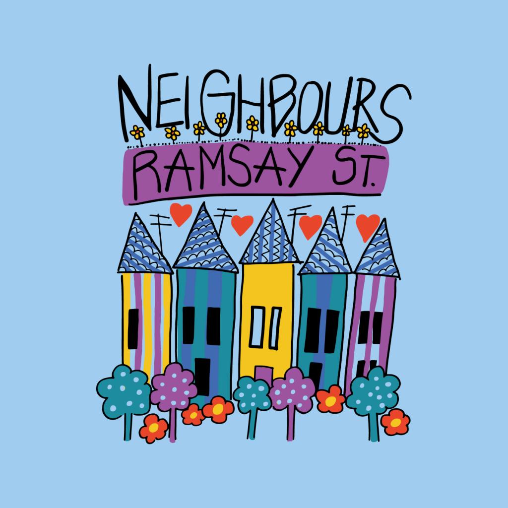 Neighbours Retro Ramsay St Men's T-Shirt-ALL + EVERY