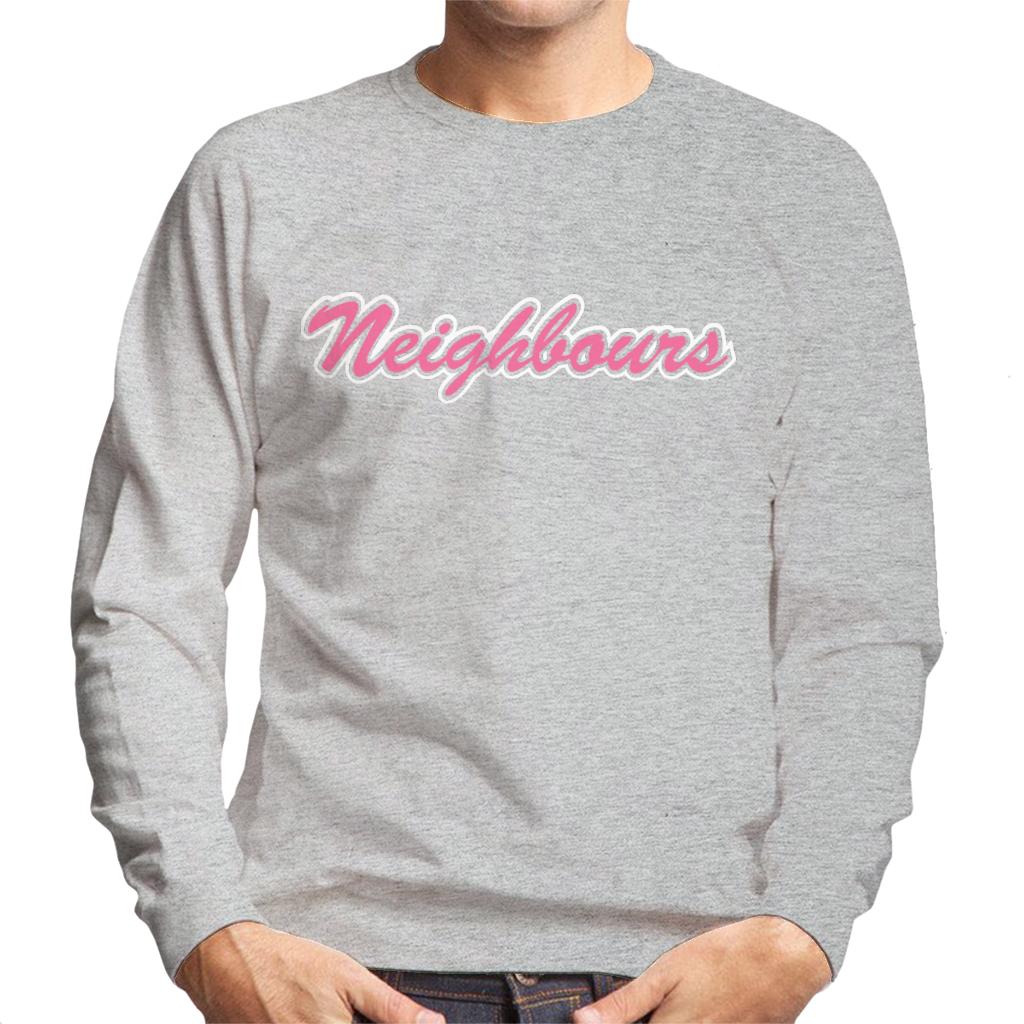 Neighbours Pink Retro Logo Men's Sweatshirt-ALL + EVERY