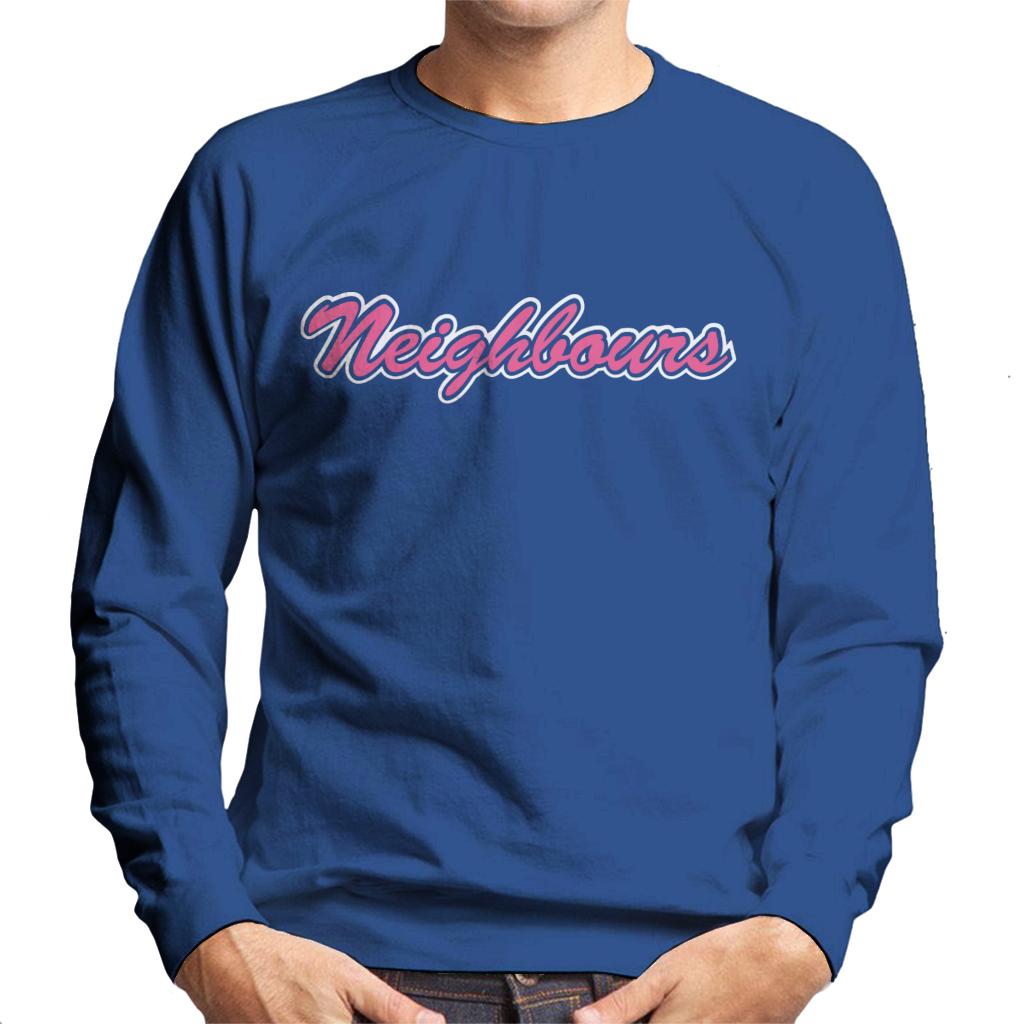 Neighbours Pink Retro Logo Men's Sweatshirt-ALL + EVERY