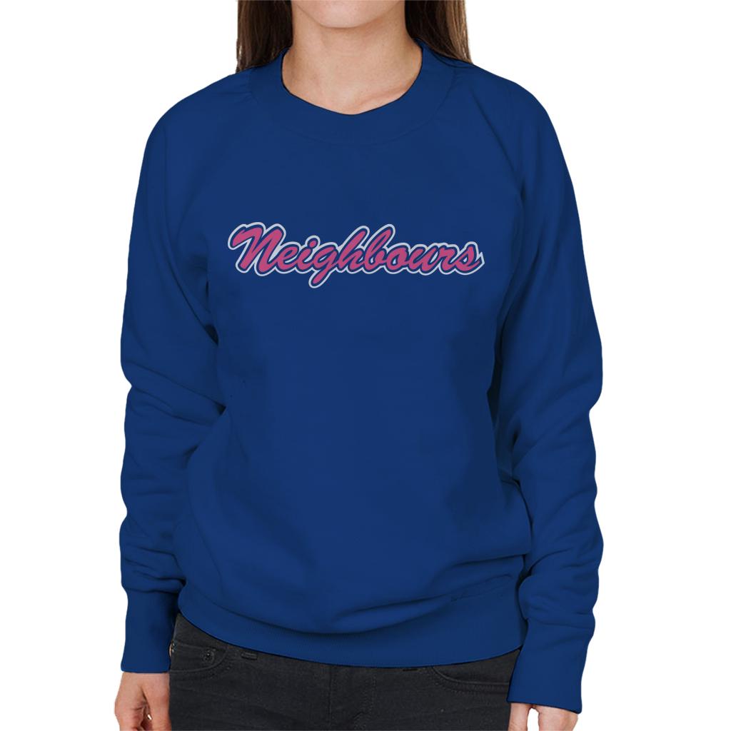 Neighbours Pink Retro Logo Women's Sweatshirt-ALL + EVERY