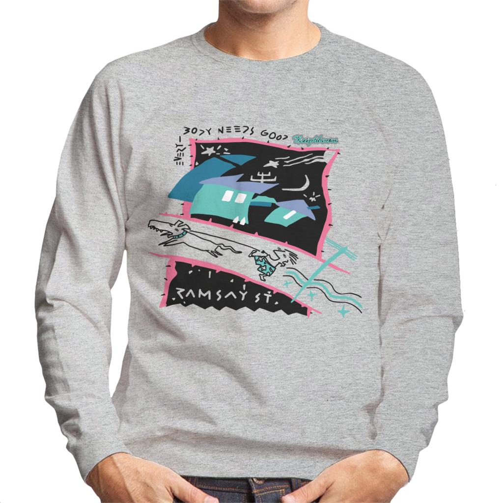 Neighbours Retro Montage Men's Sweatshirt-ALL + EVERY