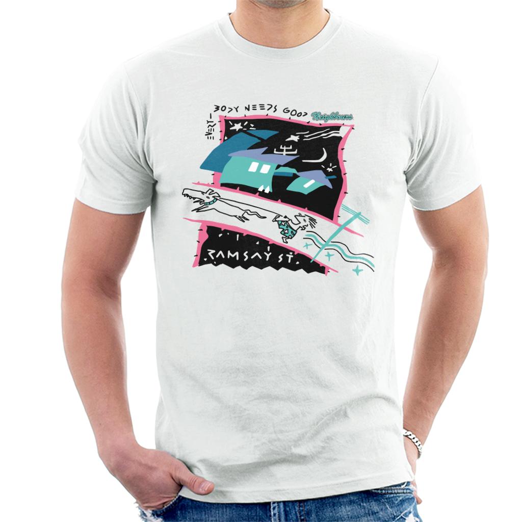 Neighbours Retro Montage Men's T-Shirt-ALL + EVERY