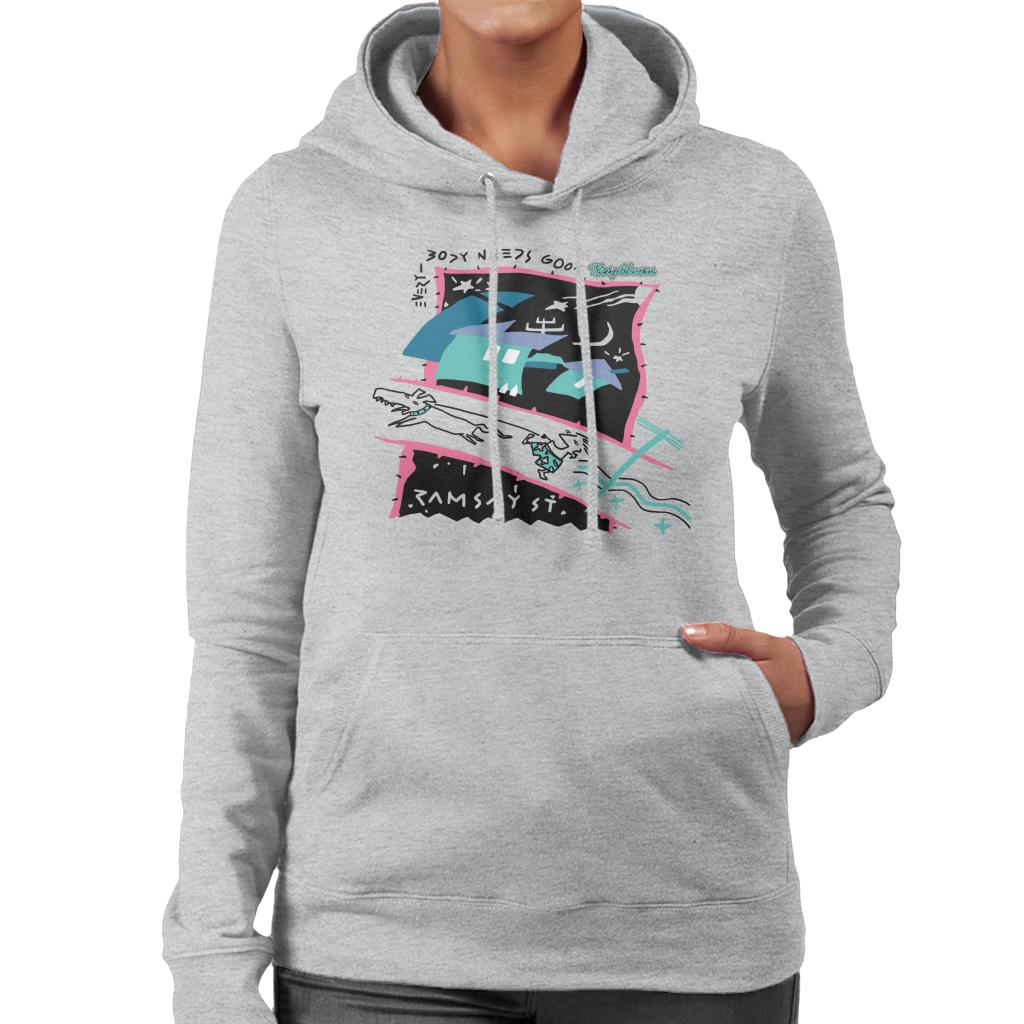 Neighbours Retro Montage Women's Hooded Sweatshirt-ALL + EVERY