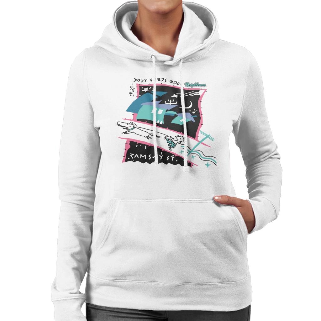 Neighbours Retro Montage Women's Hooded Sweatshirt-ALL + EVERY