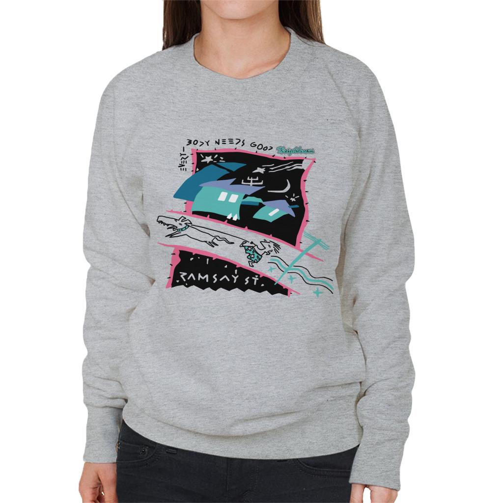 Neighbours Retro Montage Women's Sweatshirt-ALL + EVERY