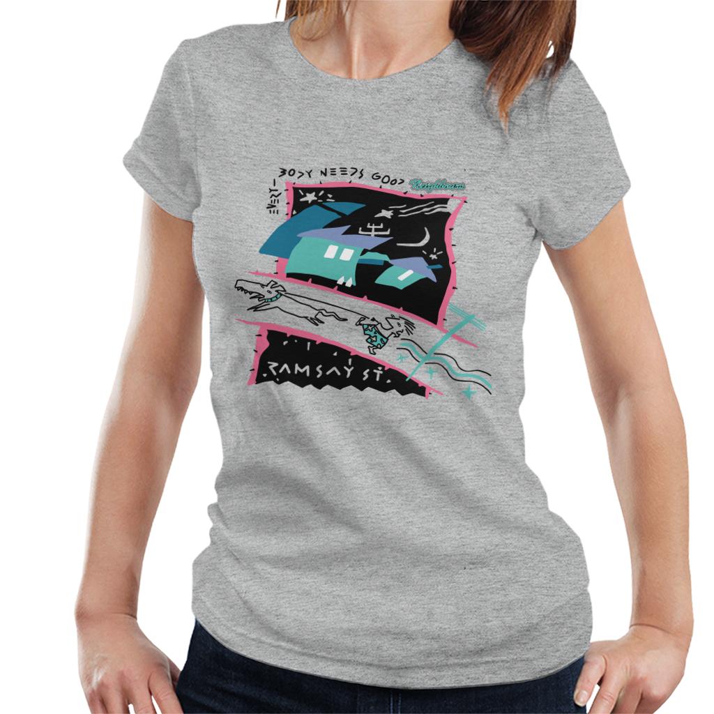 Neighbours Retro Montage Women's T-Shirt-ALL + EVERY