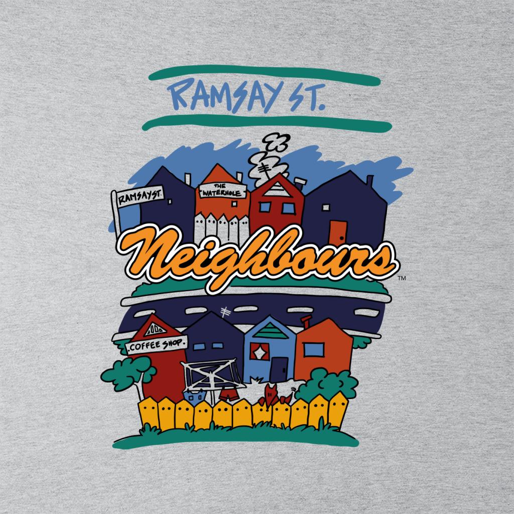 Neighbours Ramsay St Houses Men's T-Shirt-ALL + EVERY