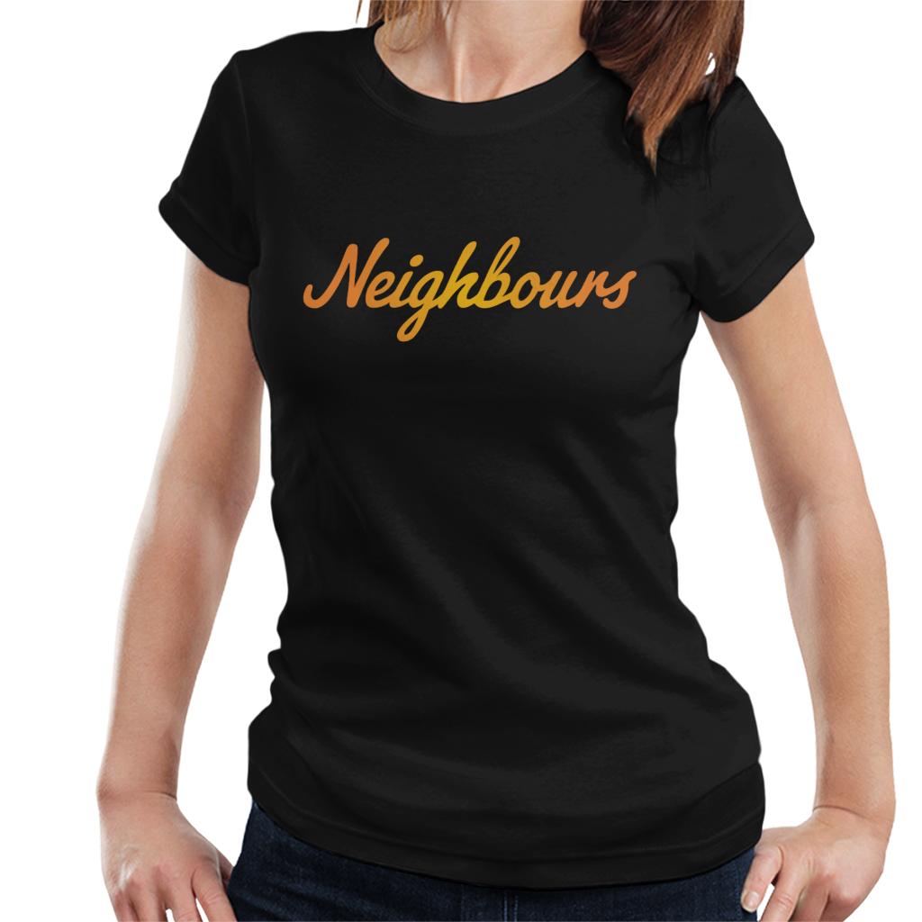 Neighbours Classic Golden Logo Women's T-Shirt-ALL + EVERY