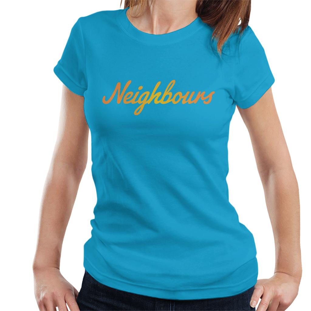 Neighbours Classic Golden Logo Women's T-Shirt-ALL + EVERY