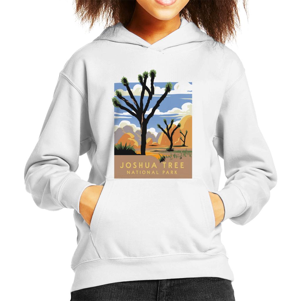 US National Parks Joshua Trees In The Distance Kid's Hooded Sweatshirt-ALL + EVERY