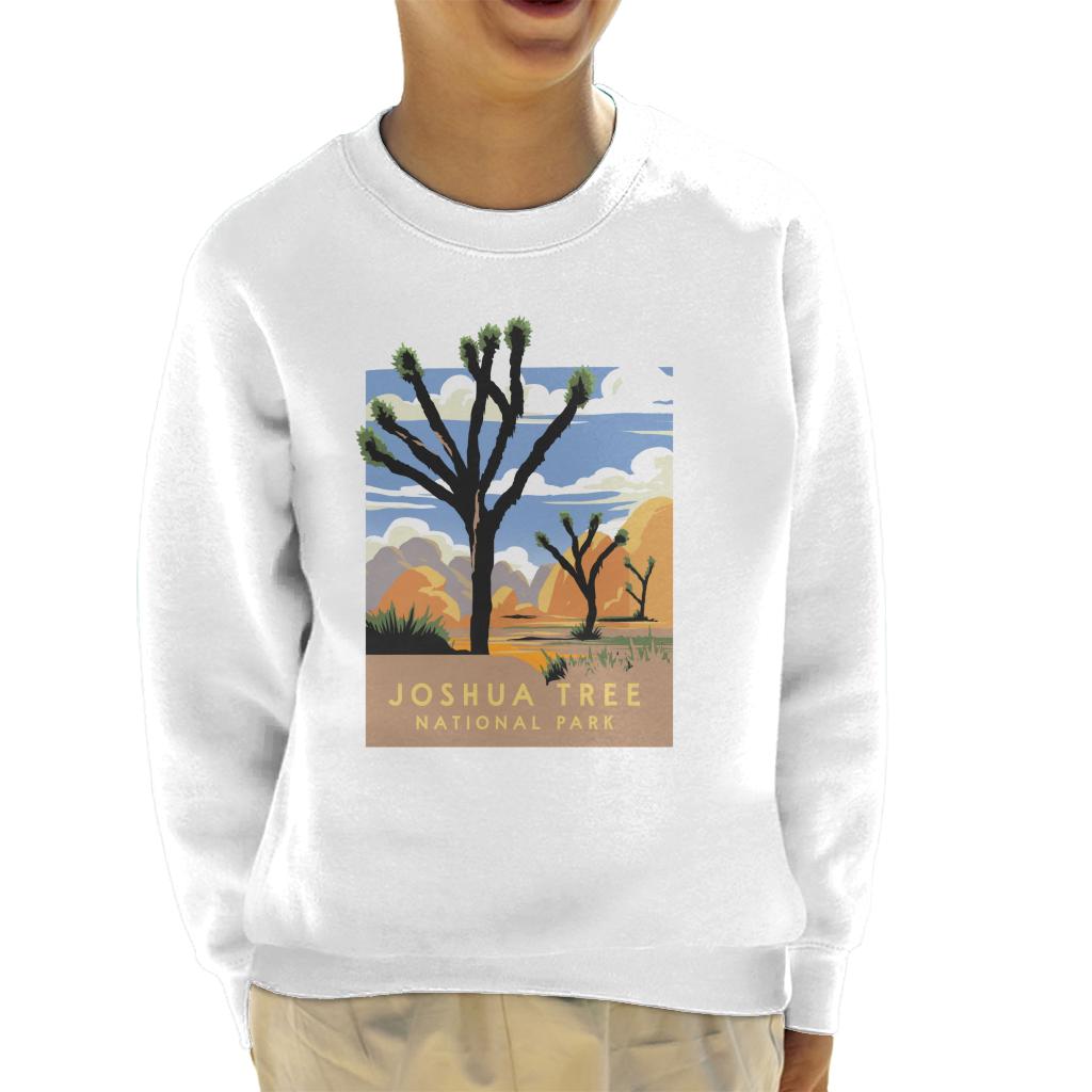 US National Parks Joshua Trees In The Distance Kid's Sweatshirt-ALL + EVERY