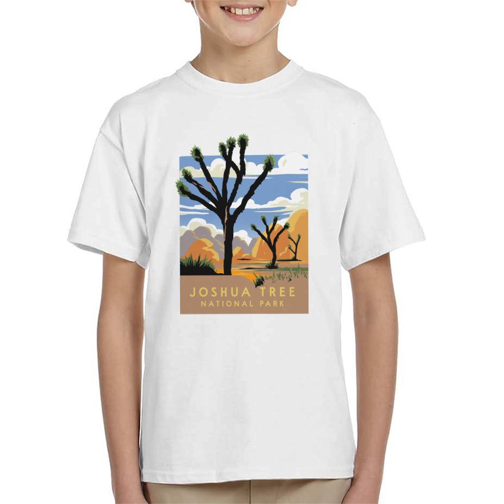 US National Parks Joshua Trees In The Distance Kid's T-Shirt-ALL + EVERY