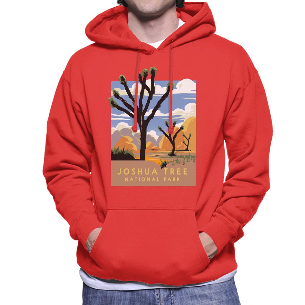 US National Parks Joshua Trees In The Distance Men's Hooded Sweatshirt-ALL + EVERY