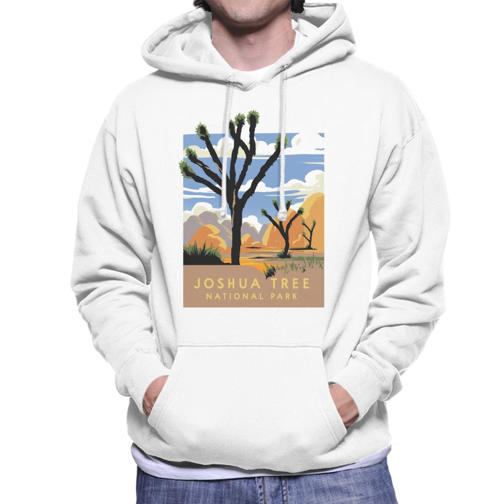 US National Parks Joshua Trees In The Distance Men's Hooded Sweatshirt-ALL + EVERY