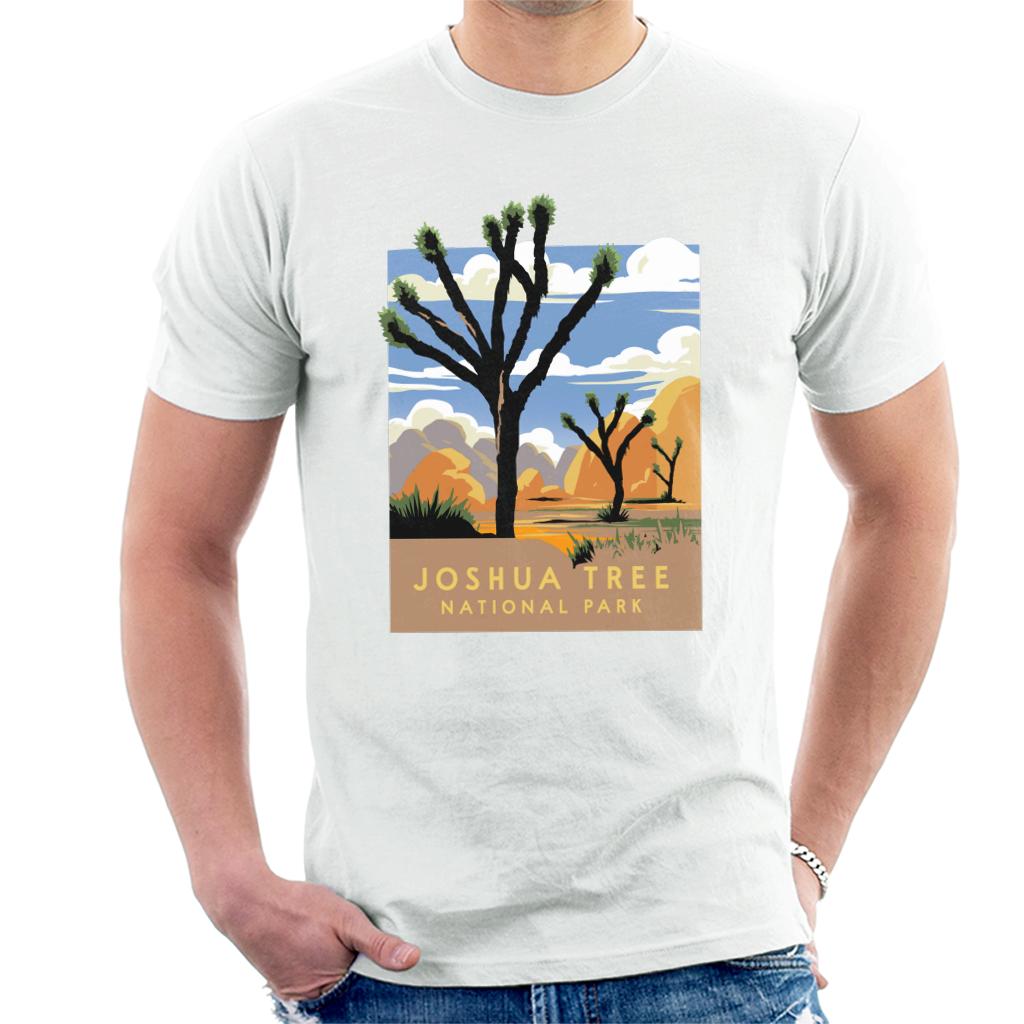 US National Parks Joshua Trees In The Distance Men's T-Shirt-ALL + EVERY