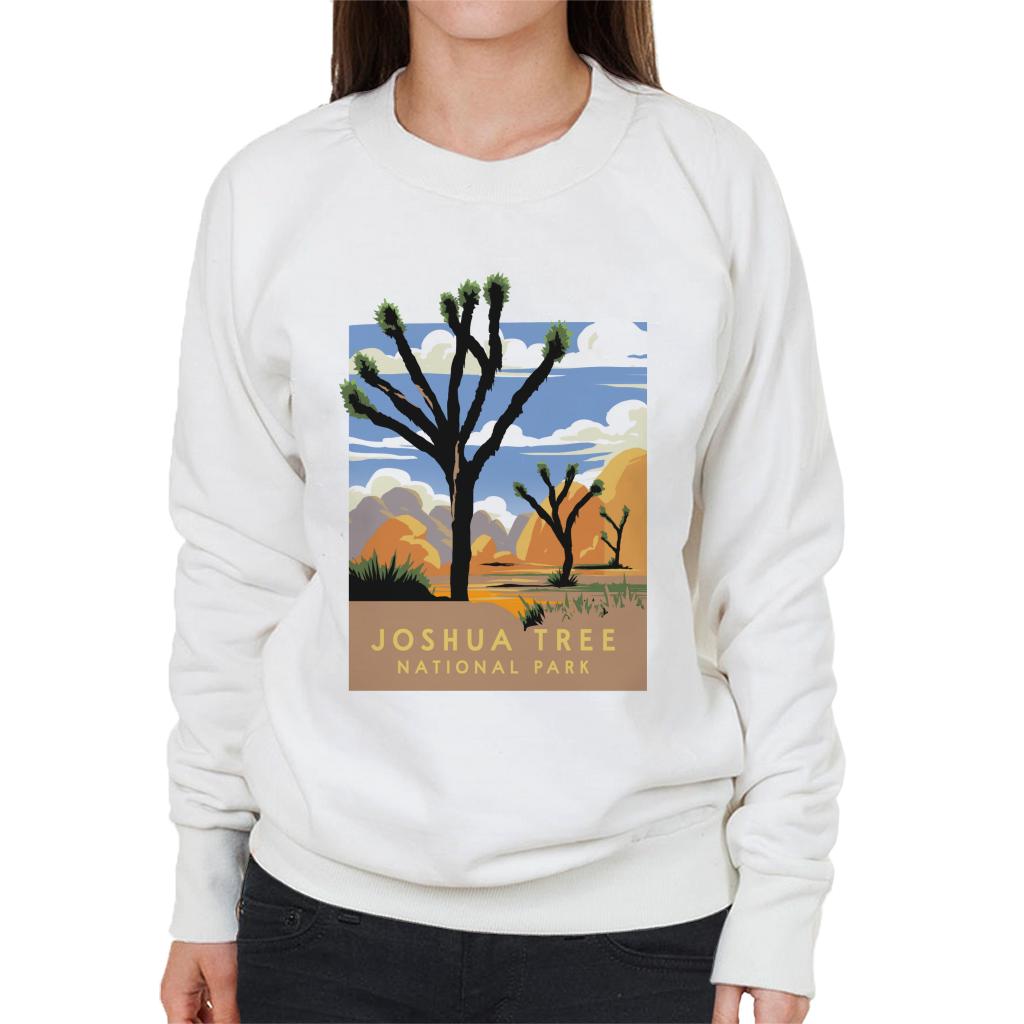 US National Parks Joshua Trees In The Distance Women's Sweatshirt-ALL + EVERY