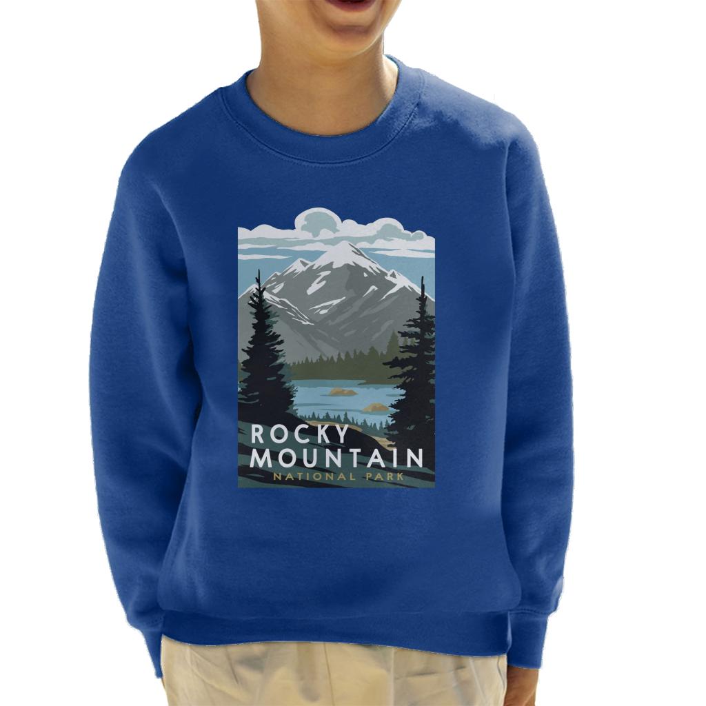 US National Parks Rocky Mountain National Park Kid's Sweatshirt-ALL + EVERY