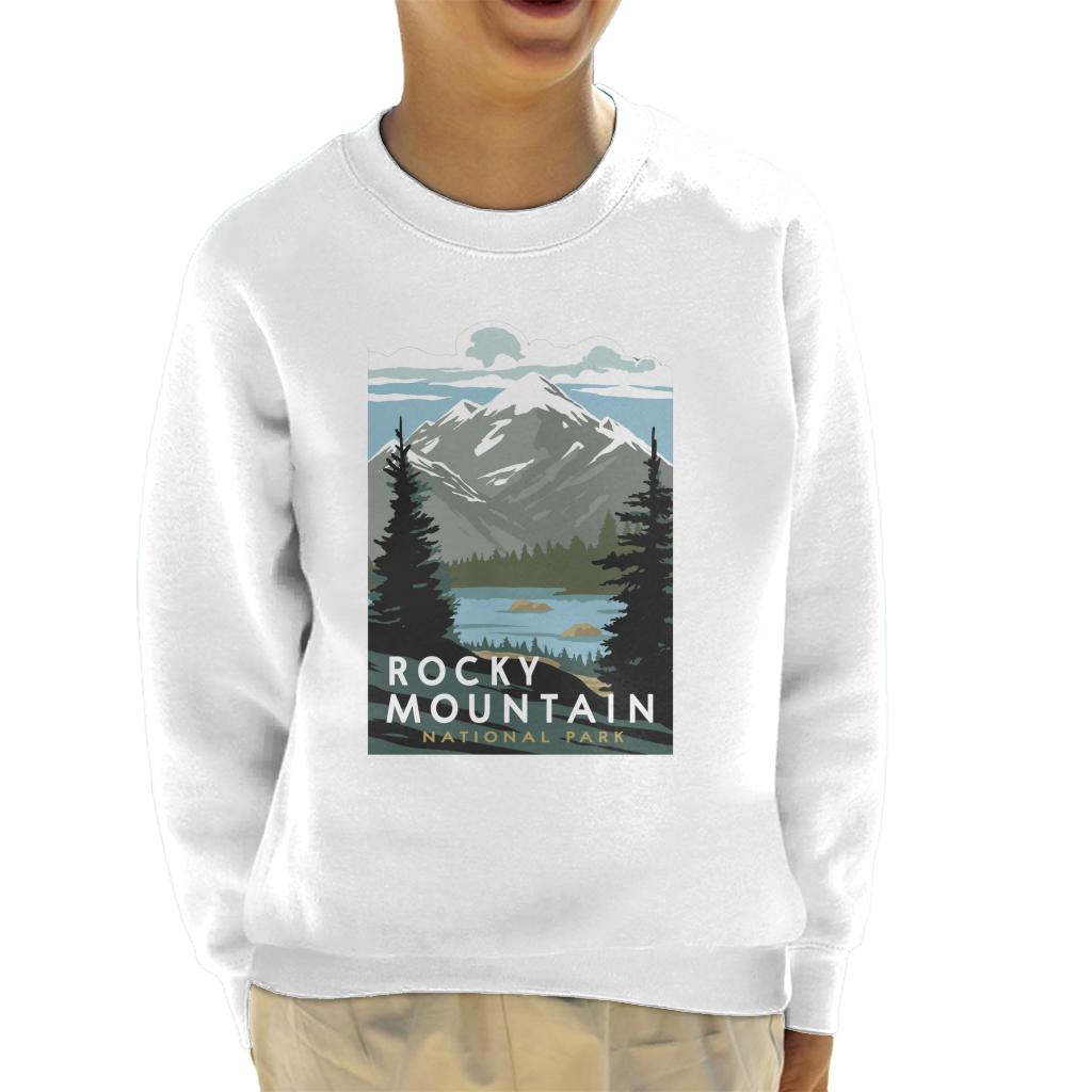 US National Parks Rocky Mountain National Park Kid's Sweatshirt-ALL + EVERY