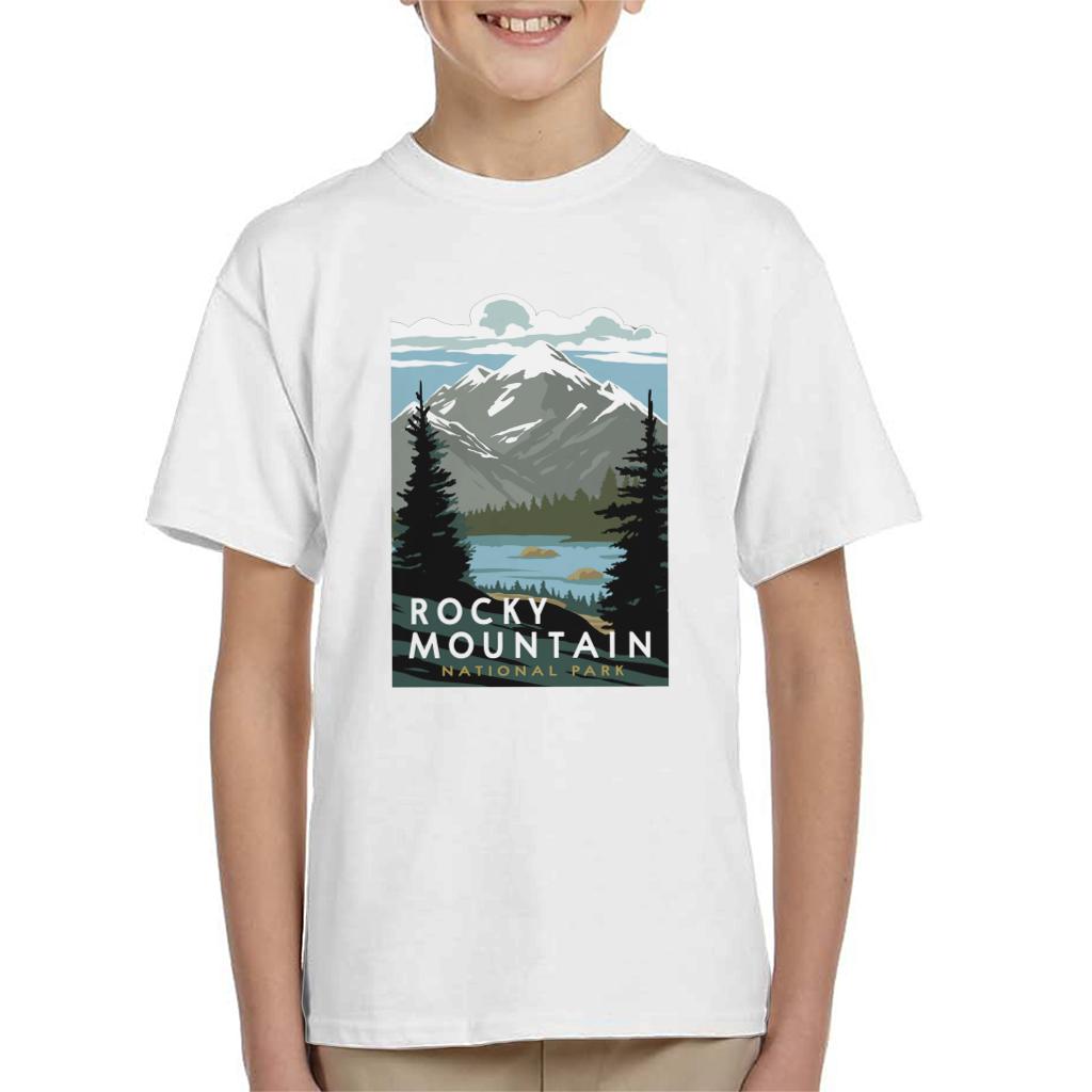 US National Parks Rocky Mountain National Park Kid's T-Shirt-ALL + EVERY