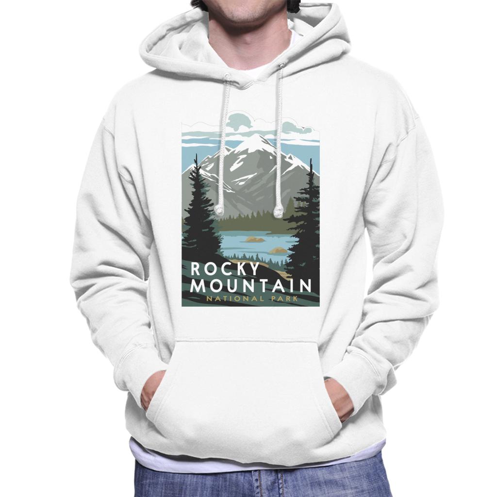 US National Parks Rocky Mountain National Park Men's Hooded Sweatshirt-ALL + EVERY