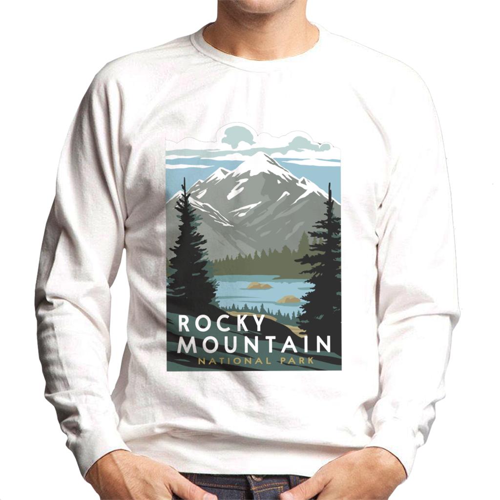 US National Parks Rocky Mountain National Park Men's Sweatshirt-ALL + EVERY