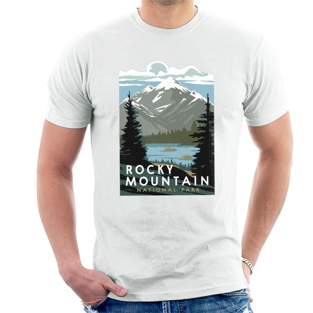 US National Parks Rocky Mountain National Park Men's T-Shirt-ALL + EVERY