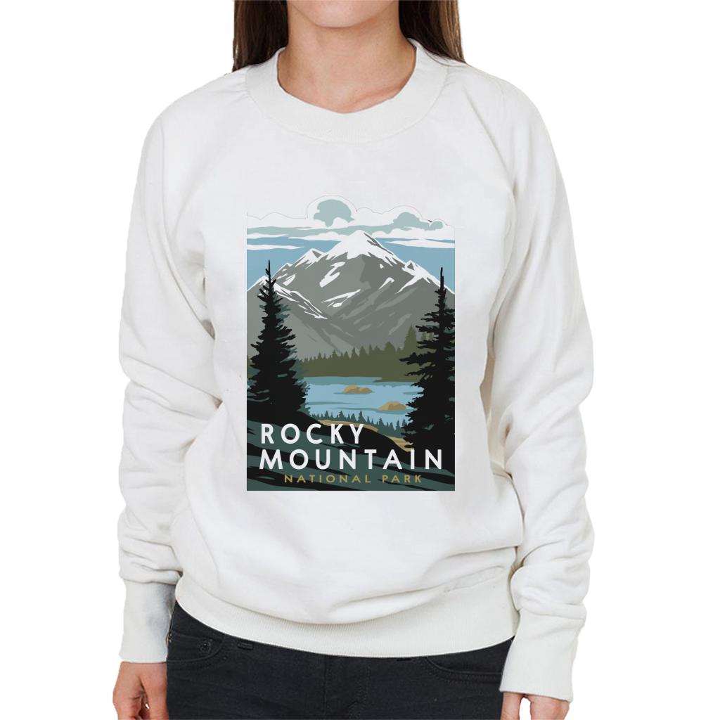 US National Parks Rocky Mountain National Park Women's Sweatshirt-ALL + EVERY