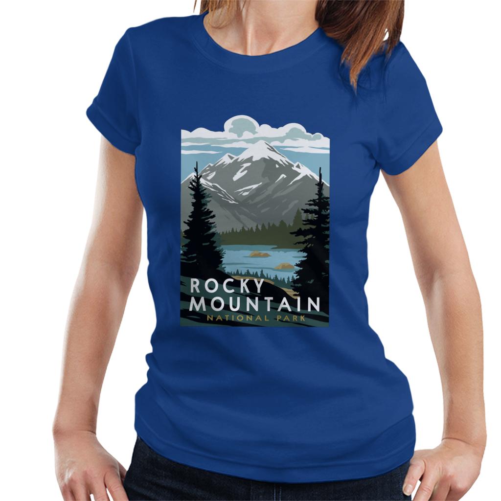 US National Parks Rocky Mountain National Park Women's T-Shirt-ALL + EVERY