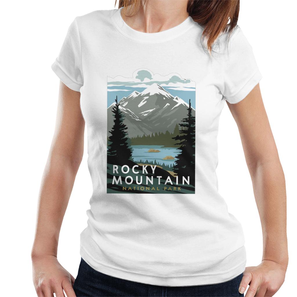 US National Parks Rocky Mountain National Park Women's T-Shirt-ALL + EVERY