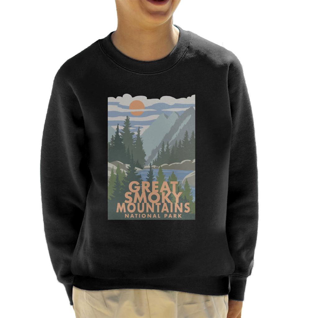 US National Parks Great Smoky Mountains Kid's Sweatshirt-ALL + EVERY