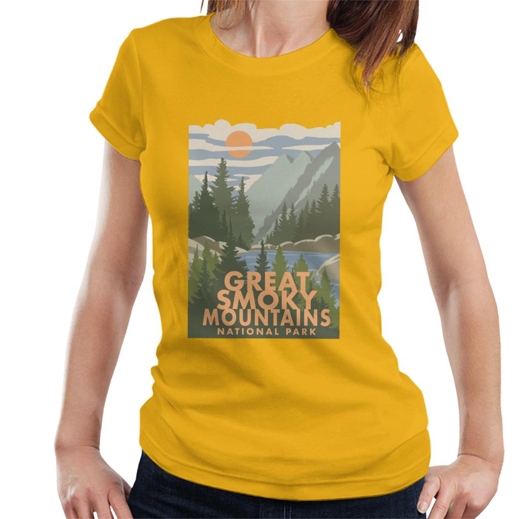 US National Parks Great Smoky Mountains Women's T-Shirt-ALL + EVERY