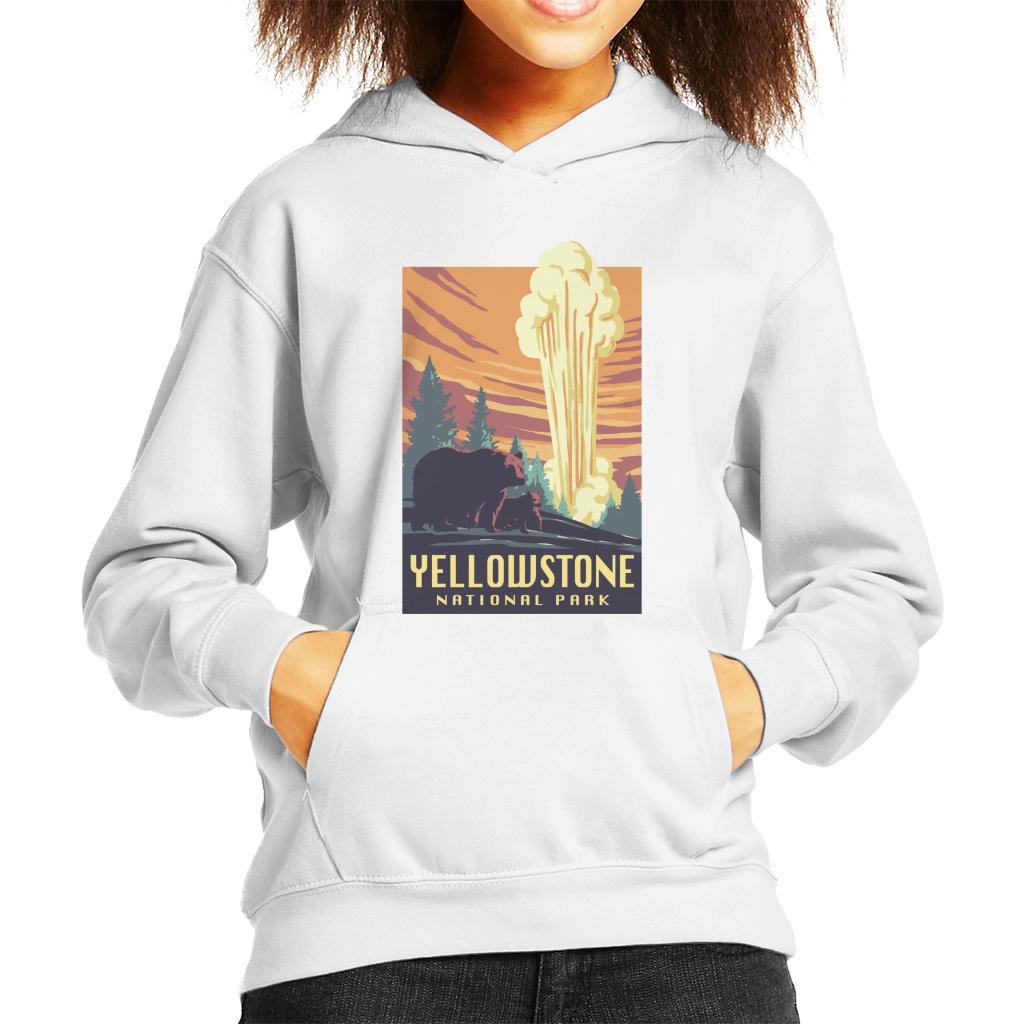 US National Parks Yellowstone Kid's Hooded Sweatshirt-ALL + EVERY