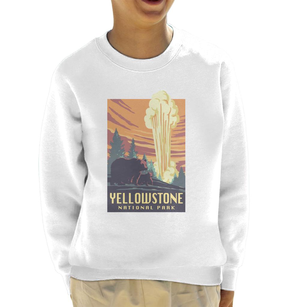 US National Parks Yellowstone Kid's Sweatshirt-ALL + EVERY