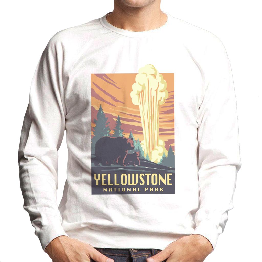 US National Parks Yellowstone Men's Sweatshirt-ALL + EVERY