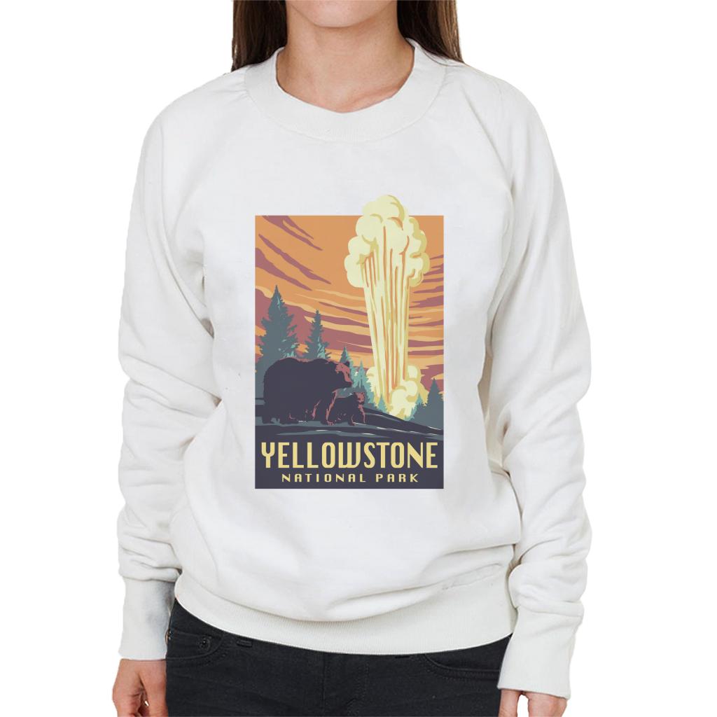 US National Parks Yellowstone Women's Sweatshirt-ALL + EVERY