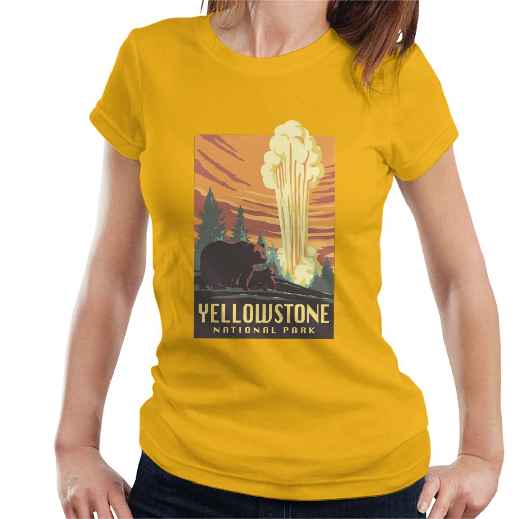 US National Parks Yellowstone Women's T-Shirt-ALL + EVERY