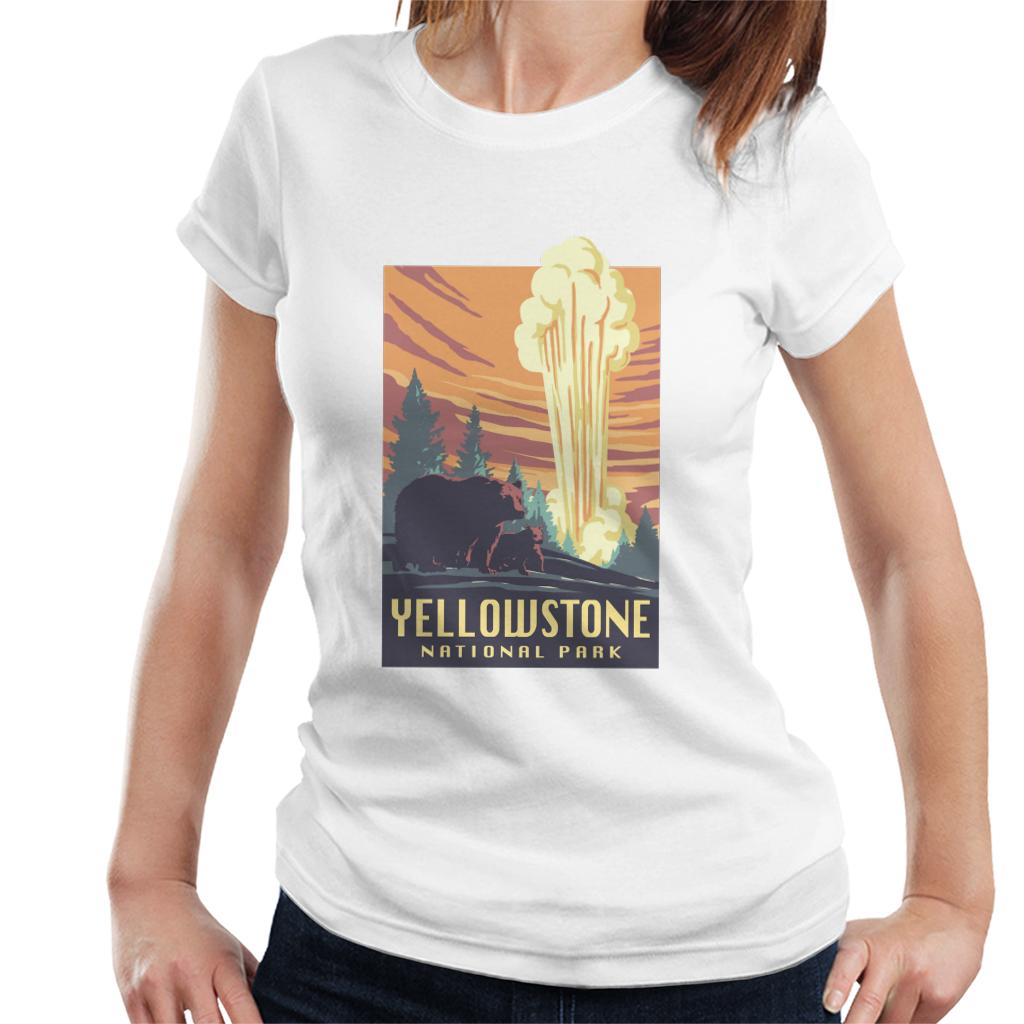 US National Parks Yellowstone Women's T-Shirt-ALL + EVERY