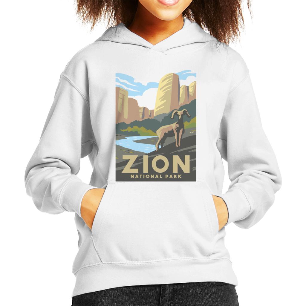 US National Parks Zion Kid's Hooded Sweatshirt-ALL + EVERY