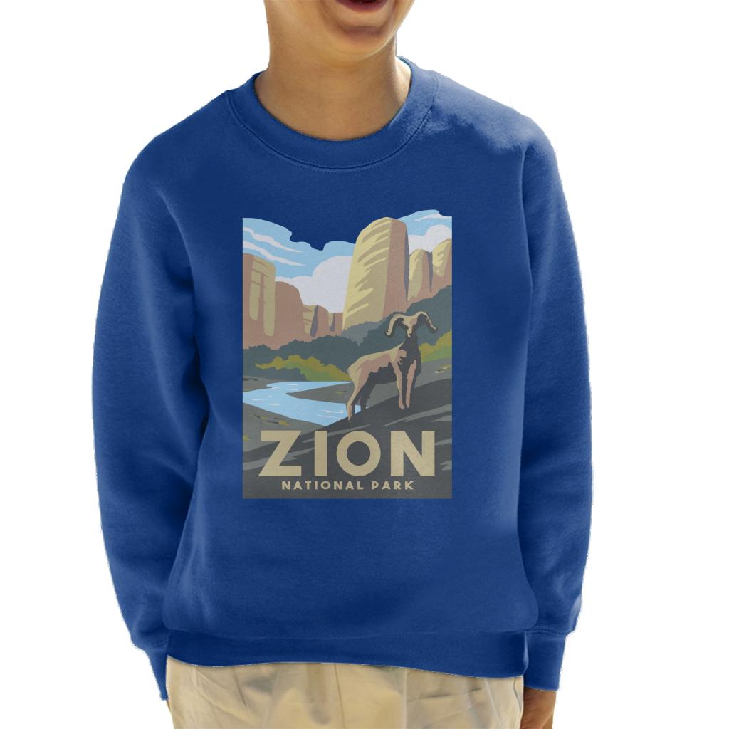 US National Parks Zion Kid's Sweatshirt-ALL + EVERY