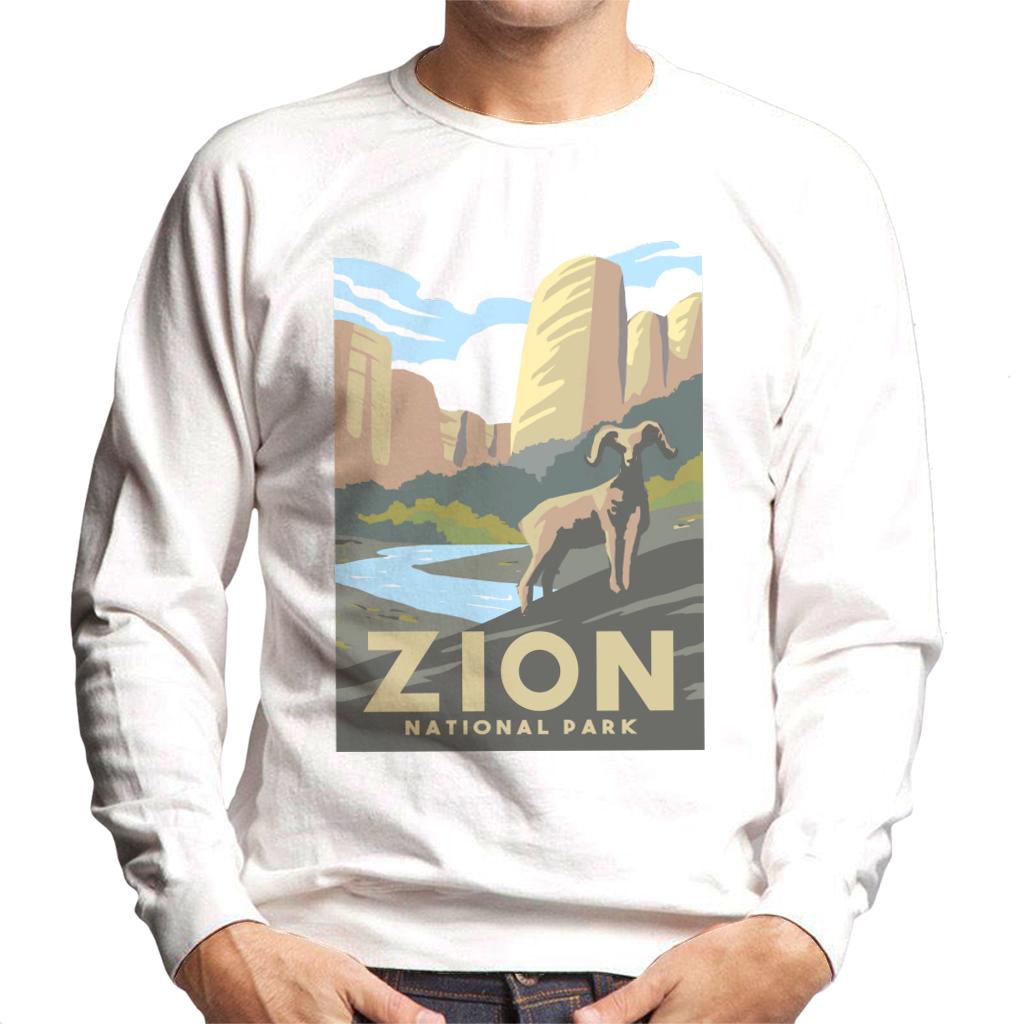 US National Parks Zion Men's Sweatshirt-ALL + EVERY