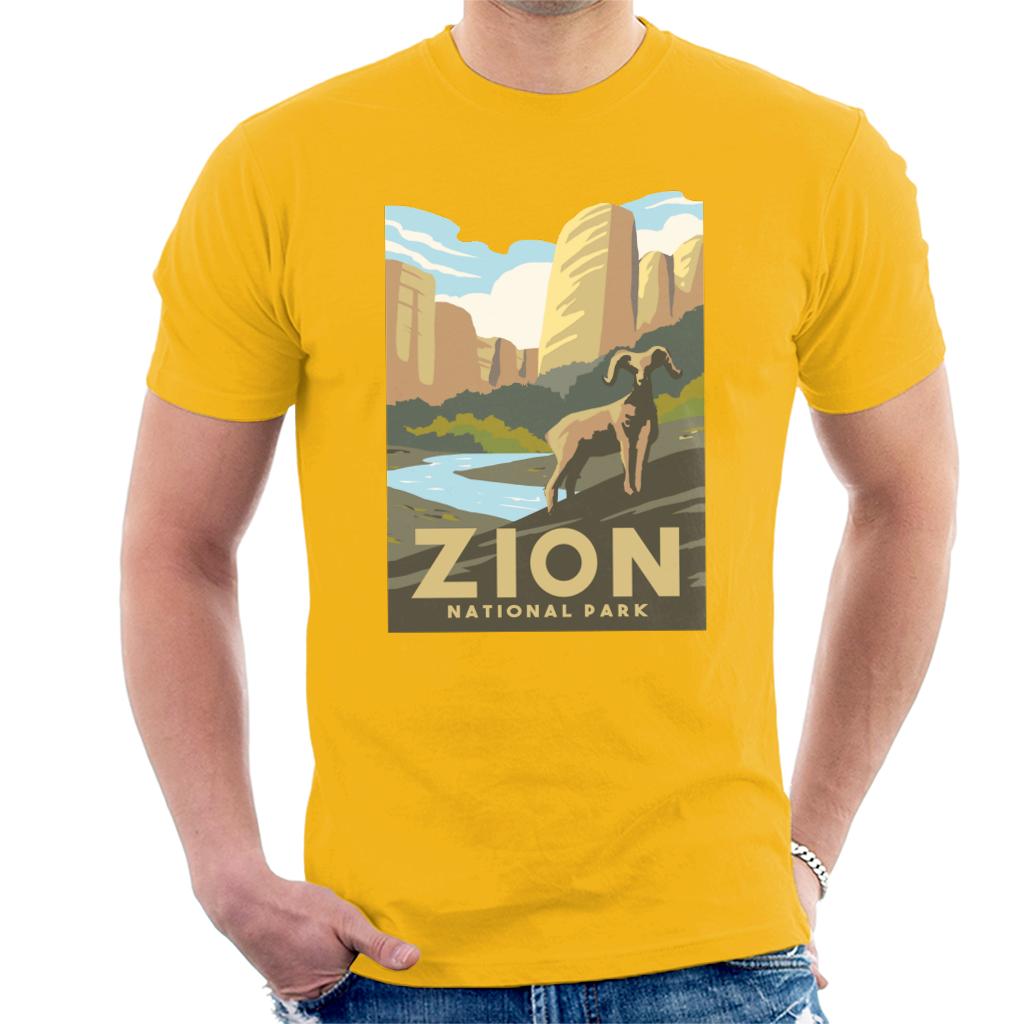 US National Parks Zion Men's T-Shirt-ALL + EVERY