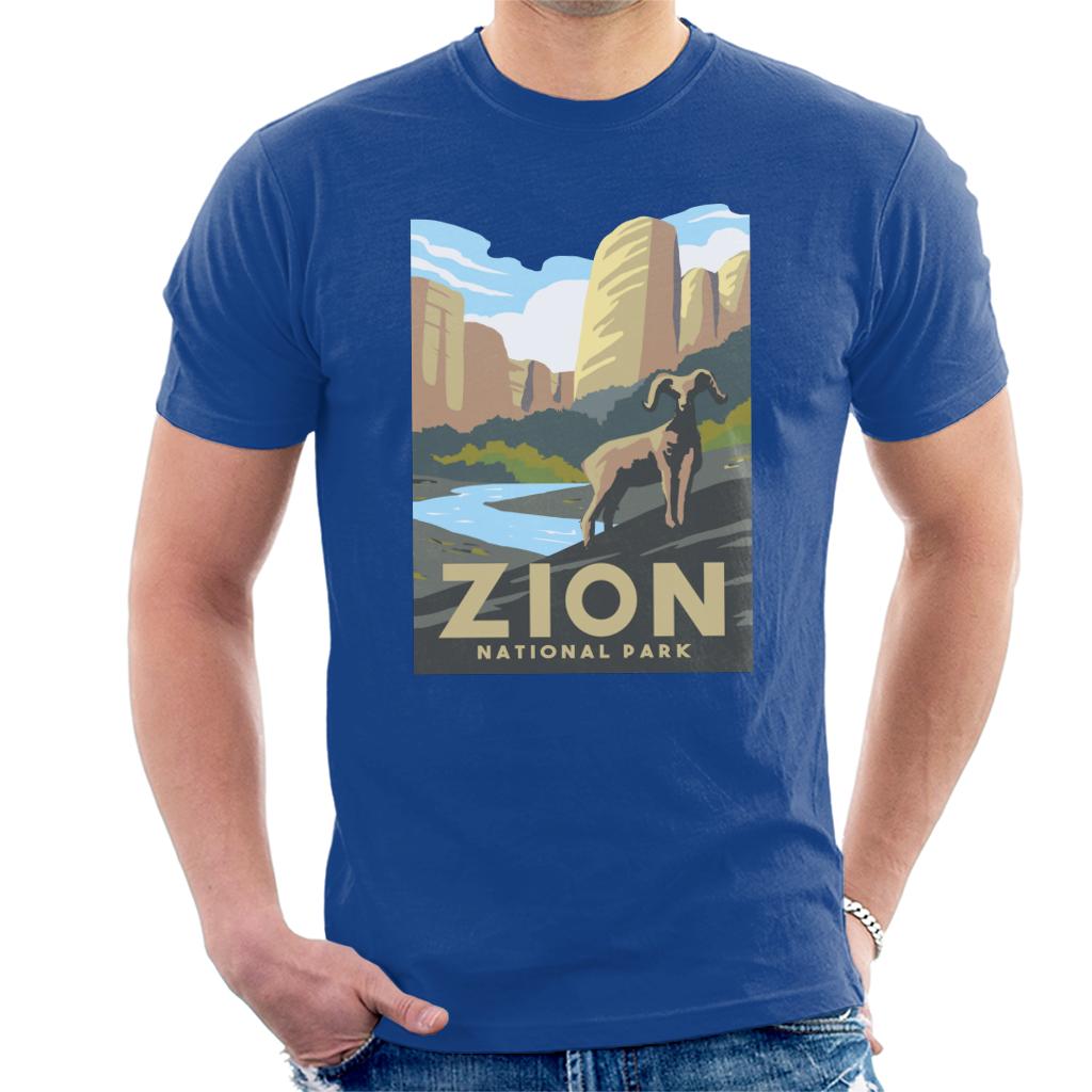 US National Parks Zion Men's T-Shirt-ALL + EVERY