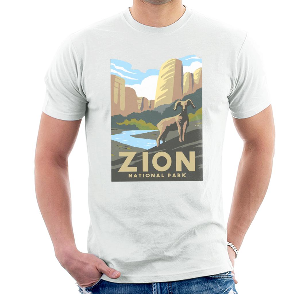 US National Parks Zion Men's T-Shirt-ALL + EVERY