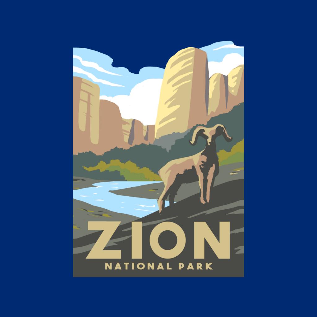 US National Parks Zion Kid's T-Shirt-ALL + EVERY